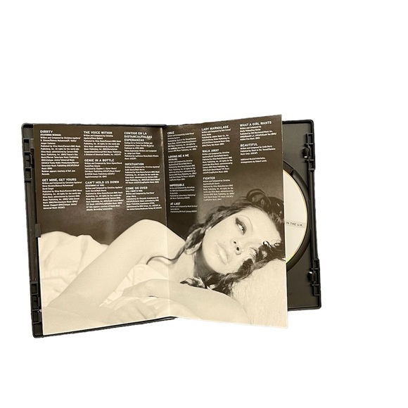 Christina Aguilera Stripped Live In The U.K. Concert DVD with 2007 Ticket Stub - Picture 6 of 7